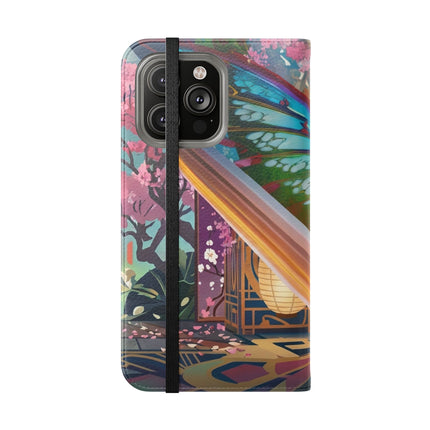 🦊🦋 Cyber Kitsune Butterfly Guardian Phone Case – Neon Magic & Digital Dreams