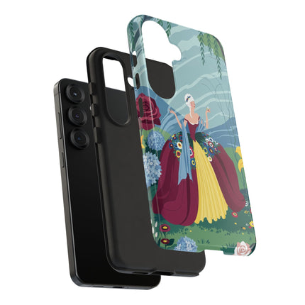 🌹🌿 The Willow Garden Promenade Phone Case – Art Deco Floral Elegance
