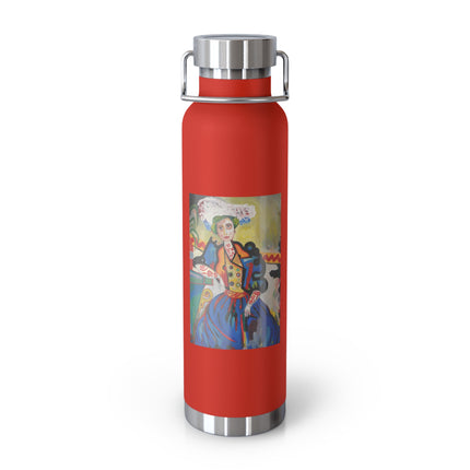 A Mulher by Amadeo de Souza-Carosa Copper Vacuum Insulated Bottle, 22oz