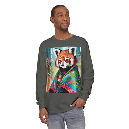 Cybernetic Red Panda Long Sleeve T-Shirt