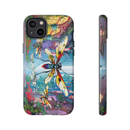 Neon Swarm Phone Cases