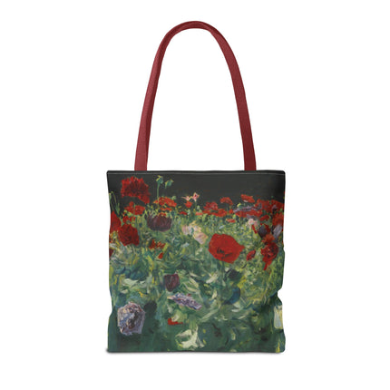 Poppies (A Study of Poppies for Carnation, Lily, Lily, Rose) by John Singer Sargent Tote Bag (AOP)