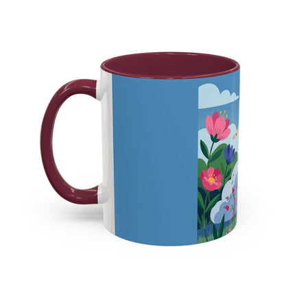Garden Of New Beginnings Colorful Mugs – Art Deco Floral Elegance