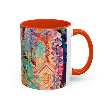 Golden Wisteria Symphony Colorful Mugs (11oz, 15oz)