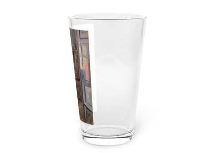 View into Leopold and Marie Czihaczek's Apartment by Egon Schiele Glass, 16oz
