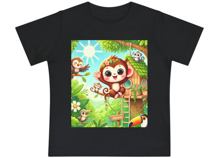 Monkey Treehouse Adventure Baby Short Sleeve T-Shirt