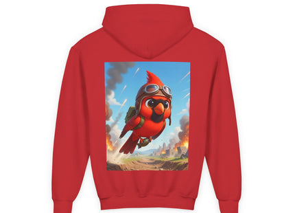 Cardinal Dive Bomber Youth Heavy Blend Hooded Sweatshirt