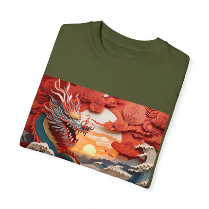 Emergence of the Dragon Unisex Garment-Dyed T-shirt