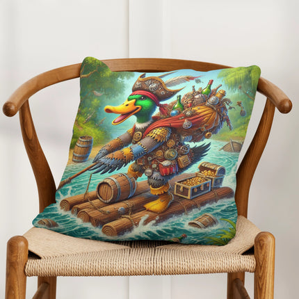 The Daring Drake Spun Polyester Square Pillow
