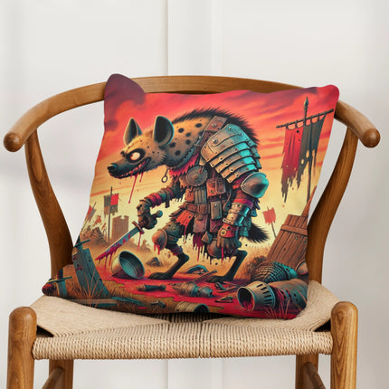 The Cunning Scavenger Spun Polyester Square Pillow