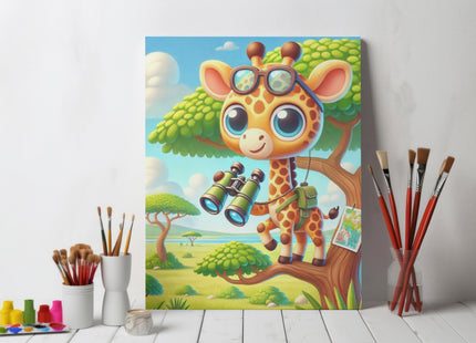 Giraffe Lookout Giclée Art Print