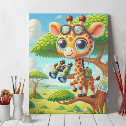 Giraffe Lookout Giclée Art Print