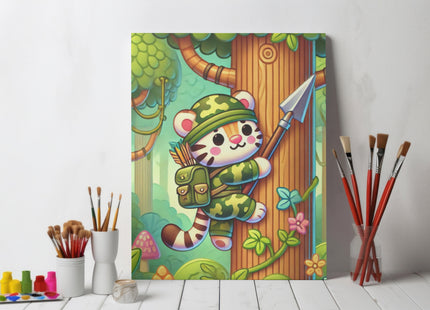 Stealthy Stripes Giclée Art Print