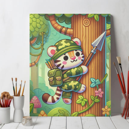 Stealthy Stripes Giclée Art Print