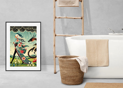The Dragon Fairy’s Stride Giclée Art Print