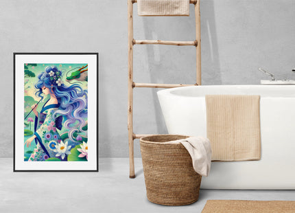 Fairy of the Koi Pond Giclée Art Print