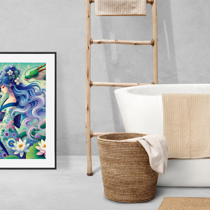Fairy of the Koi Pond Giclée Art Print