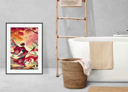 The Dragon Fairy’s Dance Giclée Art Print
