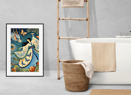 Fairy Waltz in the Butterfly Garden Giclée Art Print