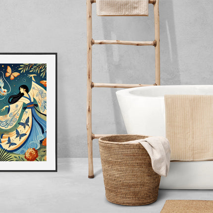 Fairy Waltz in the Butterfly Garden Giclée Art Print