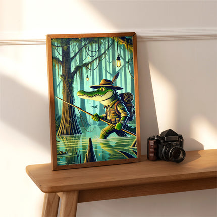 Swamp Stalker Giclée Art Print