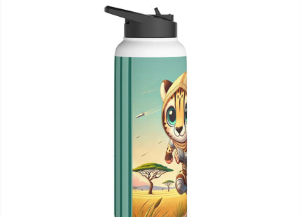 Swift Cheetah Stainless Steel Water Bottle, Standard Lid