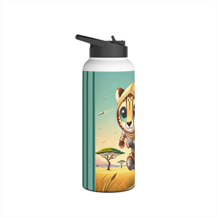 Swift Cheetah Stainless Steel Water Bottle, Standard Lid