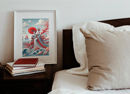 Ladies by the Quiet Sea Matte Vertical Posters