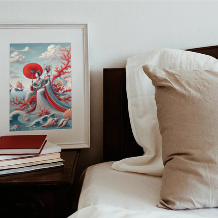 Ladies by the Quiet Sea Matte Vertical Posters