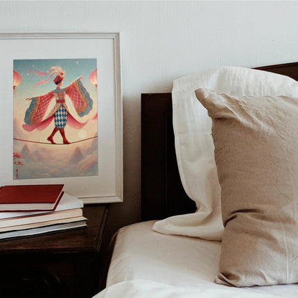 The Lantern Walker Matte Vertical Posters