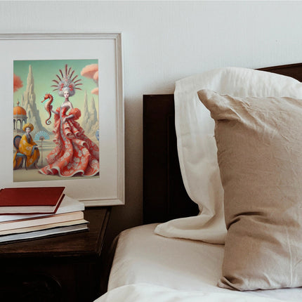 The Seahorse Court Matte Vertical Posters