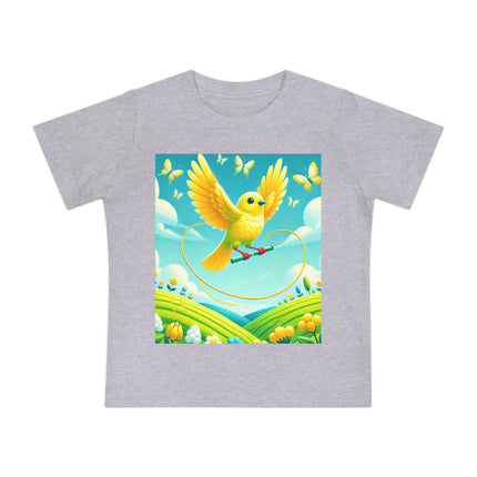 Canary Jumping Rope Baby T-Shirt – A Little Burst of Sunshine