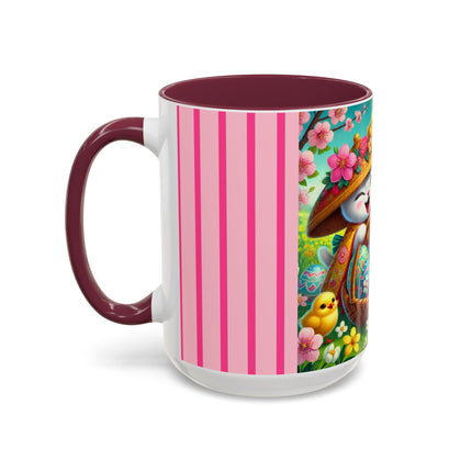 Geisha Kitten’s Easter Delight Colorful Mugs (11oz, 15oz)