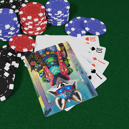 Cyber Hyena Playing Cards