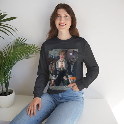 A Bar at the Folies-Bergère by Edouard Manet Heavy Blend™ Crewneck Sweatshirt