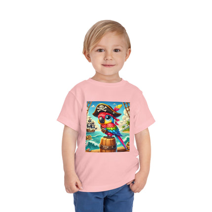 Captain Parrot and the Treasure Seas Toddler Short Sleeve Tee