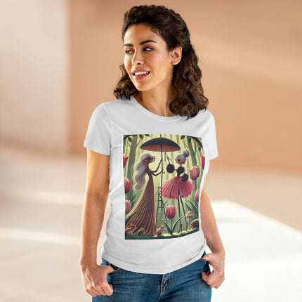 Under the Tulip Parasol Cotton Tee