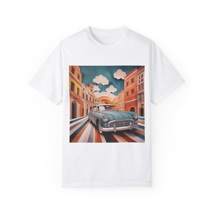 1960 Alfa Romeo Giulietta Unisex Garment-Dyed T-shirt
