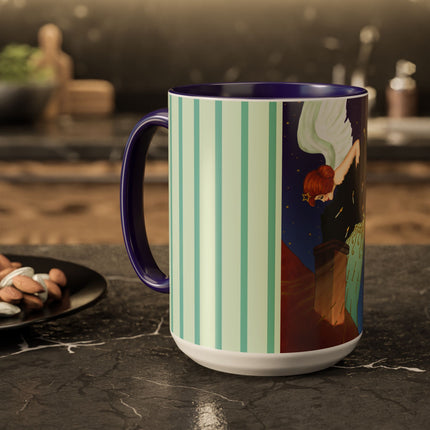 The Christmas Angel Colorful Mugs (11oz, 15oz)