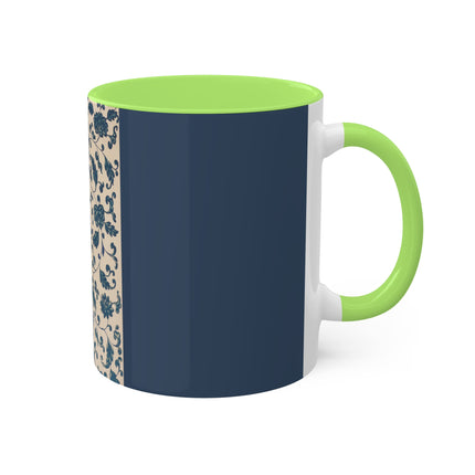 Examples of Chinese Ornament, Pl.18 by Owen Jones Colorful Mugs, 11oz