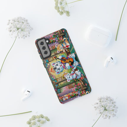 Melodies of the Snow Lion Cub Phone Cases