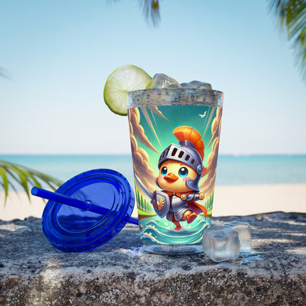 Valiant Duck Sunsplash Tumbler with Straw, 16oz