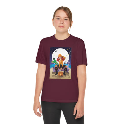 Moonlit Pirate Halloween Youth Competitor Tee