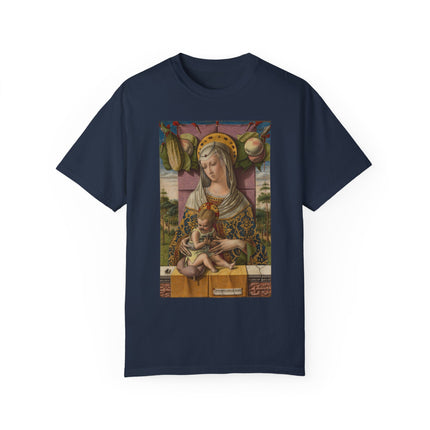 Madonna and Child by Carlo Crivelli Unisex Garment-Dyed T-shirt