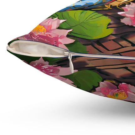 Wisdom's Guardian Spun Polyester Square Pillow