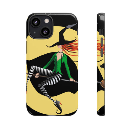 A Witch’s Moonlit Flight Phone Cases