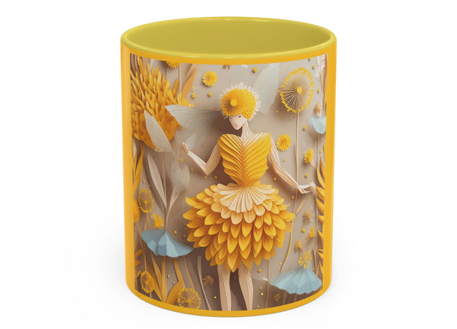 Dandelion Fairy Colorful Mugs (11oz, 15oz)