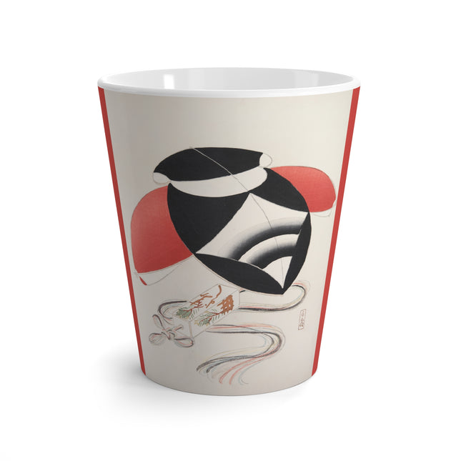 Illustrations of Japanese Toys Pl.056 by Kawasaki Kyosen Latte Mug