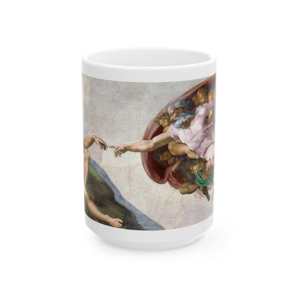The Creation of Adam by Michelangelo Buonarroti Ceramic Mug (11oz, 15oz)