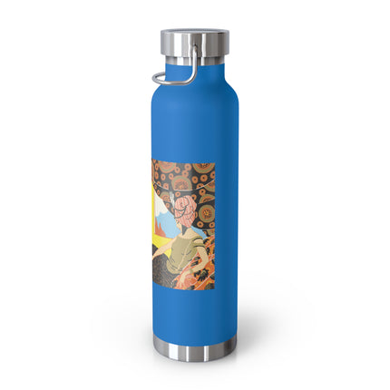 Glimpses of Opulence by Ezio Anichini Copper Vacuum Insulated Bottle, 22oz